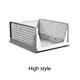clear plastic drawer organizer